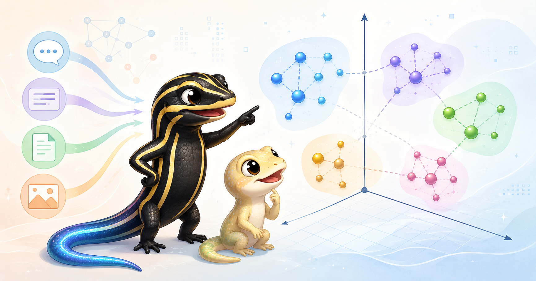 エンベディング｜エンベディング（埋め込み）とは？AIが意味を測る"ベクトル"入門 のアイキャッチ画像